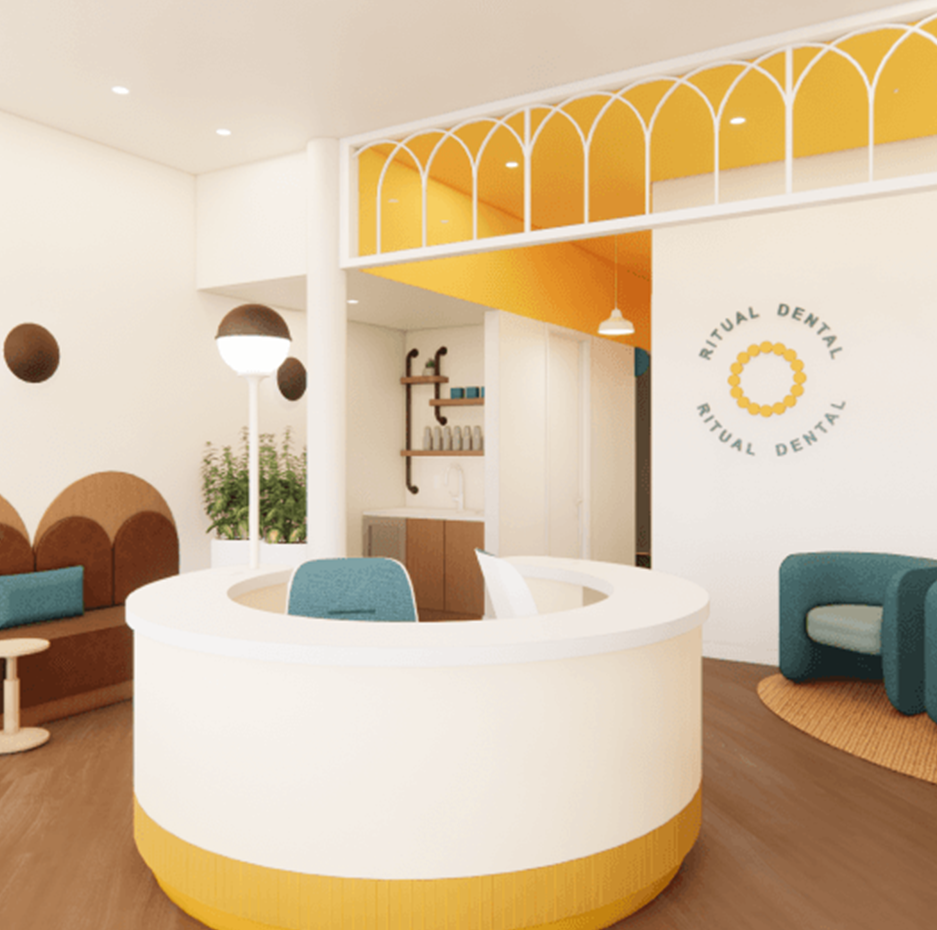 Office Lobby of Ritual Dental.